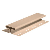H-профиль соединительный FineBer Standart Classic Color Корабельный брус Слоновая кость 3000 мм